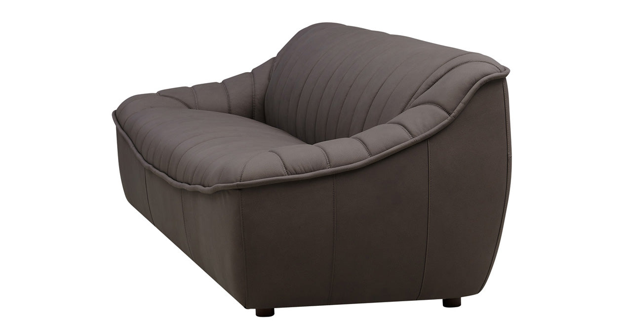 Snug Leather Sofa Collection, Chocolate Brown